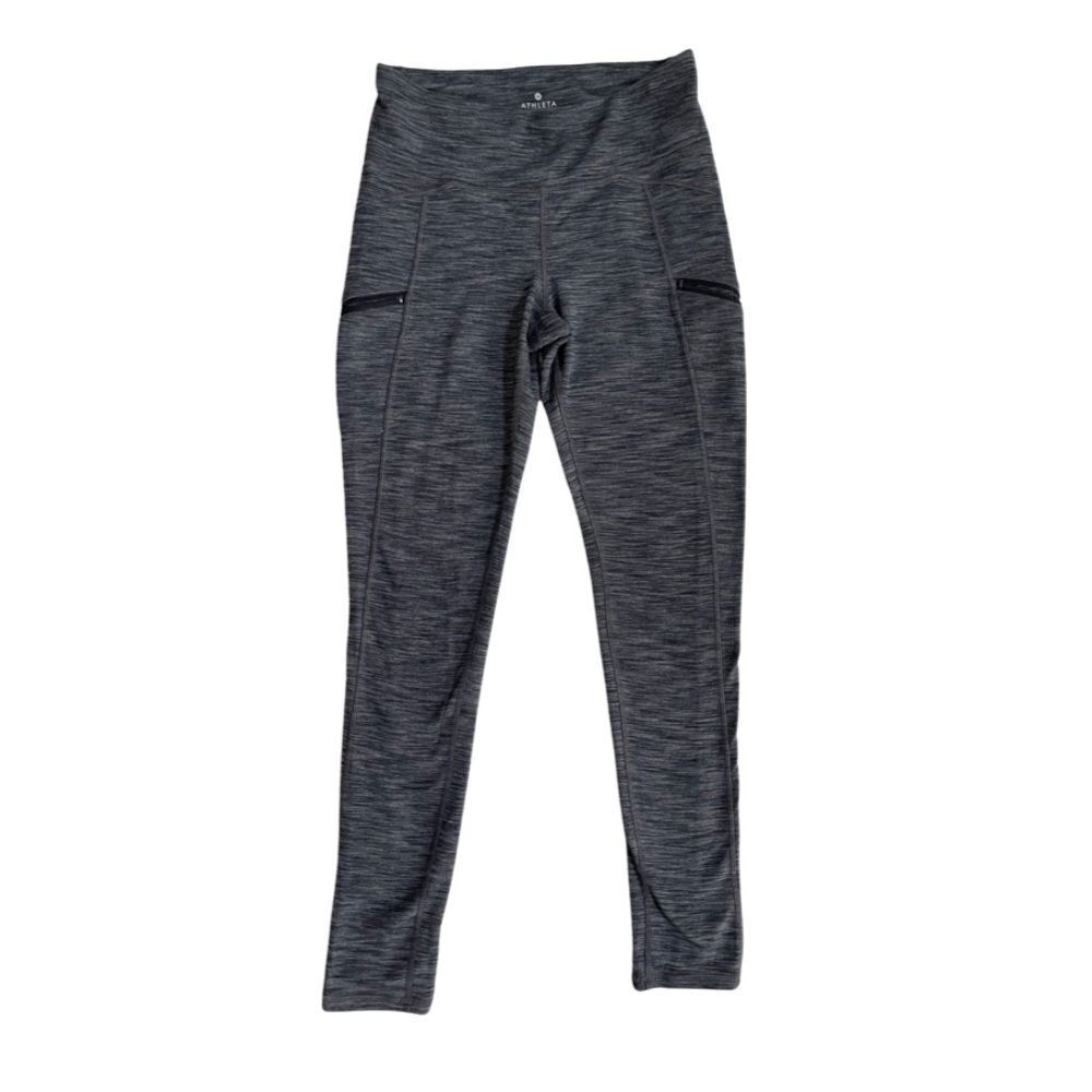 Athleta Leggings Drifter Tight Legging Gray Yoga Workout Womens Size S